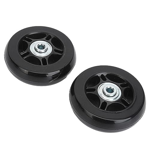 Nurnesy Pack of 2 Luggage Suitcase Replacement Wheels Universal Rubber Castors Wheels Bearing Repair Kits with Installation Tool, Default, 70 x 19 cm / 27,6 x 7,5 Zoll — view 3