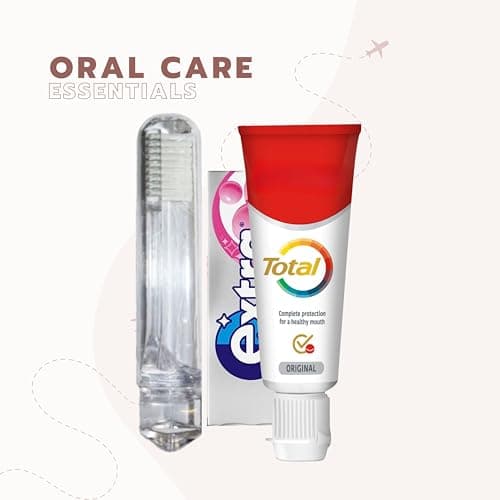 Fabylz Mart Travel Size Toiletries Essentials Women Mini Set Miniature for Vacation, Holidays, Hospital Maternity | Clear Travelling Bag | Airport Security Approved — view 5