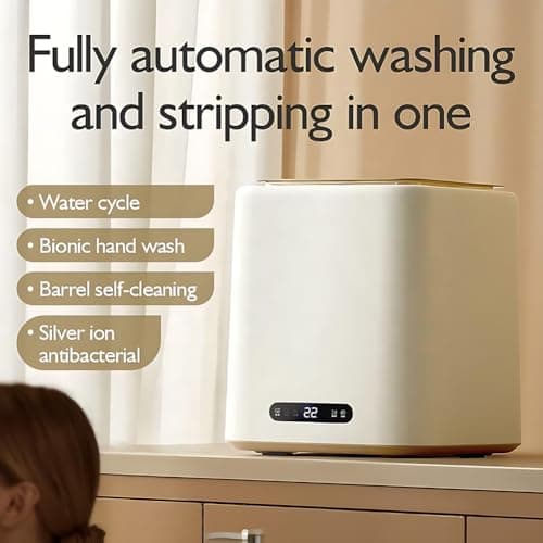 Mini Portable Washer 7L, 12V Electric Machine for Baby Clothes & Travel — view 3