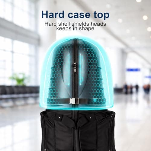 EVERGOODS Golf Travel Bags for Airlines with Reinforced Wheels and Hard — view 5