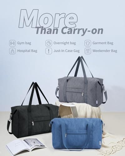 Narwey Easyjet Cabin 45x36x20 Underseat Bag - Foldable Hospital Travel Bag — view 6