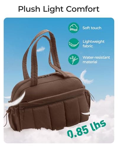 BAGSMART 24L Womens Gym Travel Bag, Weekend Overnight Cabin Bag, Wet Pocket — view 6