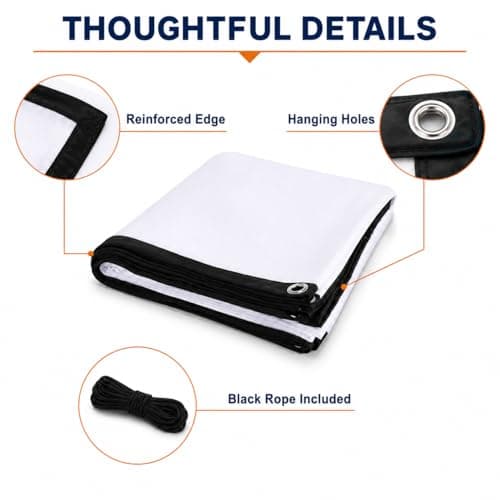 CEYOME Projector Screen, 84 Inch Outdoor Foldable Screen — view 4