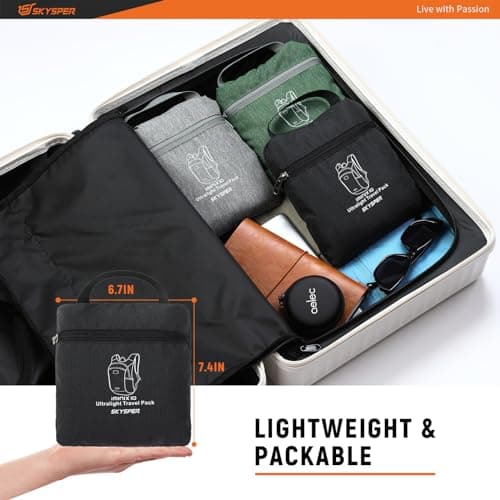 SKYSPER 10L Hiking Backpack Lightweight Packable Back Pack Small Travel Daypack for Women Men Foldable Outdoor Rucksack — view 5