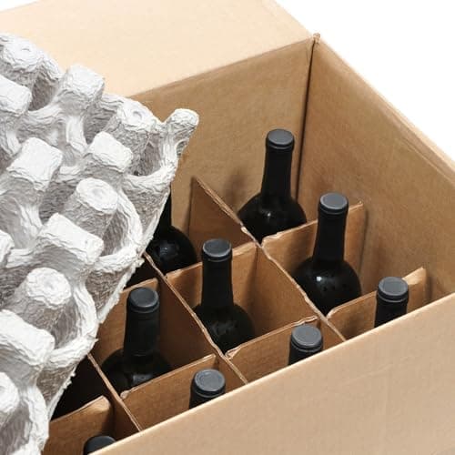 VALICLUD 5pcs Glass Dividers for Moving Boxes Beige Paper Protective Divider for Household Items Packing and Packaging a Wide Range of Products — view 6