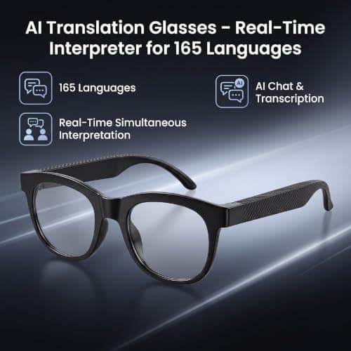 Plyisty AI Translation Glasses, 165 Language Real Time Interpreter — view 4