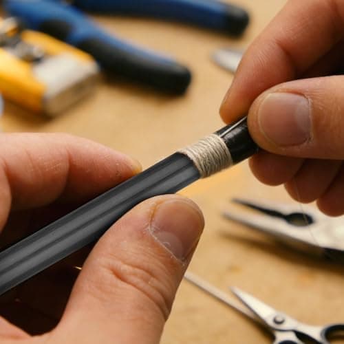 TOGEVAL 4pcs Carbon Fiber Fishing Rod Repair Inserts Lightweight Solid Graphite Poles for Broken Pole Section Fixing and Travel Rod Modification Kit — view 5