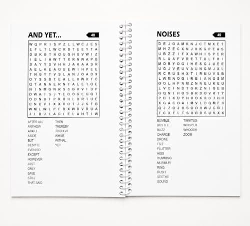 Sixstore A5 Spiral Bound Travel Size Word Search Puzzle Books, Set of 2 — view 5