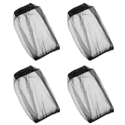 4 Pcs Mosquito Head Net, Midge Nets for Head, Nylon Mosquito Head Protecting
