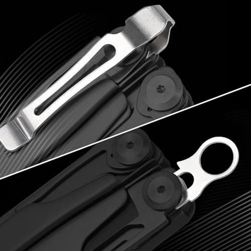 Nayciiy Quick-Release Pocket Clip + Lanyard Ring Set Stainless Steel Quick Release Multi-Tool Pocket Clip (4) — view 5