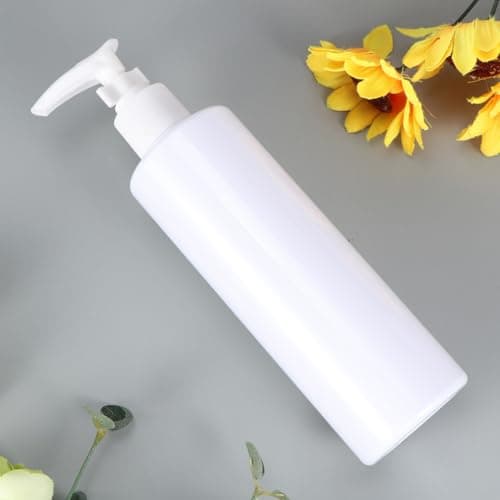 6 Pack 250ml Plastic Pump Dispenser Lotion Bottle White — view 4