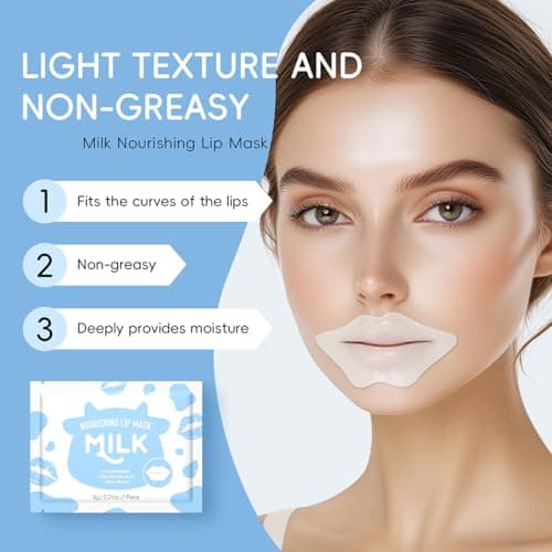 21PCS Milk Skin Care Set for Teen Girls - Cute Mini Luggage Skincare Gift Set with Day Cream, Night Cream, Mud Mask, Eye Mask & Lip Mask for Women Daily Care (Milk-21PCS) — view 3
