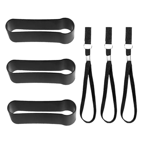 Walking Stick Accessories, 6-Pack Stick Covers and Wrist Straps