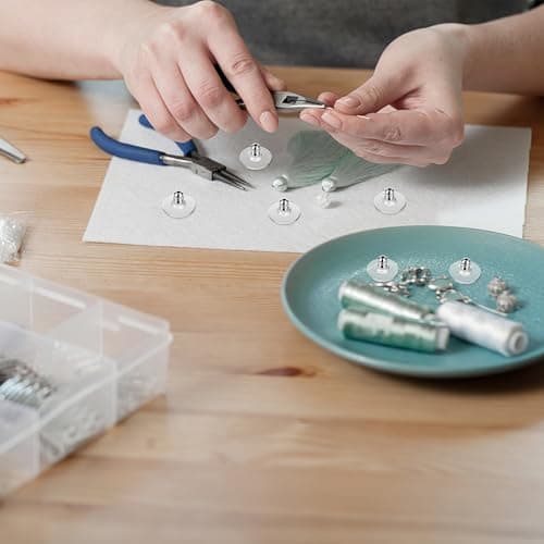 Silicone Earring Backs 6 Pcs Replacement for Pierced Earrings — view 2
