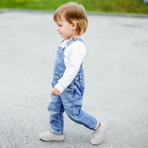 JIASUQI Toddler Shoes Boys Girls First Walking Shoes Non-Slip Lightweight Baby Sneakers Infant Casual Breathable Sneaker(White 130,12-18 Months) — view 2