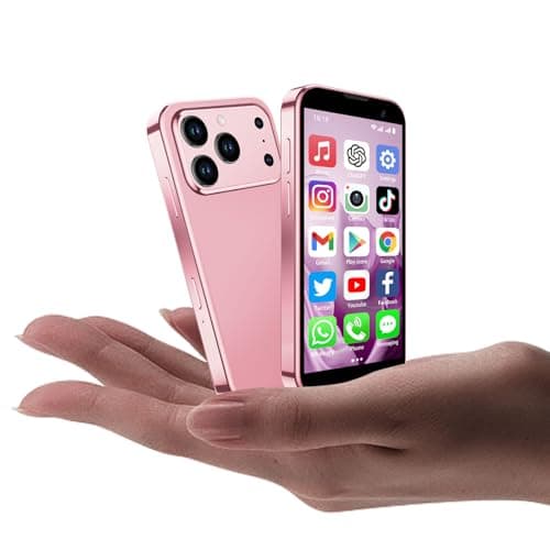 Mini Phone,Mini Smartphone for Kids with Google Play,Android,GPS,Wifi-Pink
