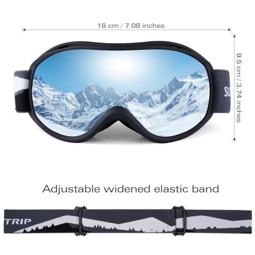 Supertrip Adult Ski Goggles for Men Womens — view 5