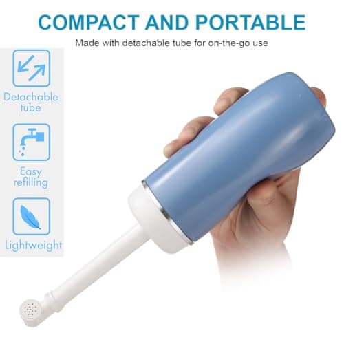 Portable Bidet 400ml Mini Bidet Toilet Water Sprayer Travel Bidet Bottle Peri Bottle for Women Essentials for Postpartum Perineal Care — view 6