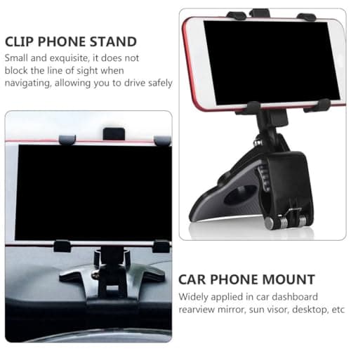 VILLCASE Silicone Phone Abs for Black Metal Cradle Mount Car Mobile Phones — view 3