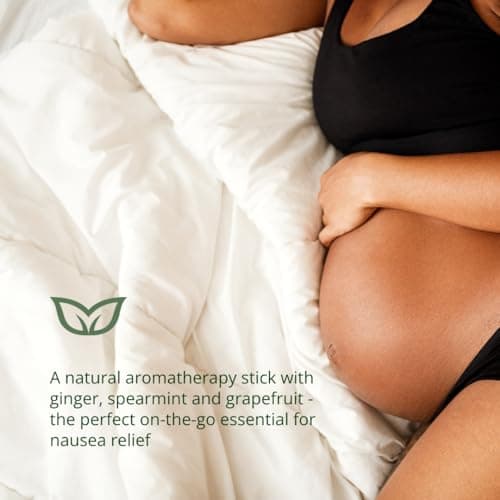 Myrtle & Maude - Queasy Days Aromatherapy Inhaler Nasal Stick - Nausea Relief and Morning Sickness Support - 100% Natural Essential Oils - Made with Ginger, Spearmint and Grapefruit - Vegan (1 Pack) — view 5