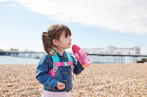 LittleLife Children's Bottle | Easy-Access Lid & Straw, 400ml, Butterflies — view 5