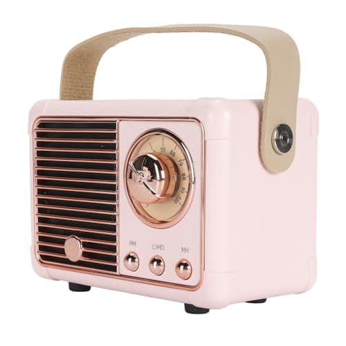 Retro Vintage Mini Wireless Speaker with BT5.0 for Home Office Parties — view 5