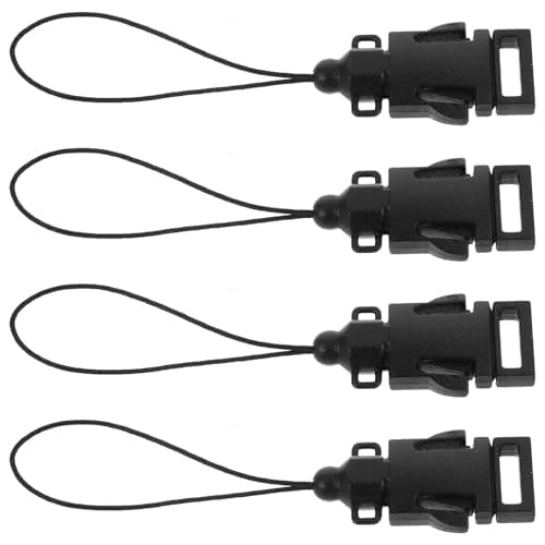 OSOLADY 4pcs Camera Strap Buckle Quick Release Connector Adapter for Travel Compatible Camera Lanyard and Strap Loop Lightweight