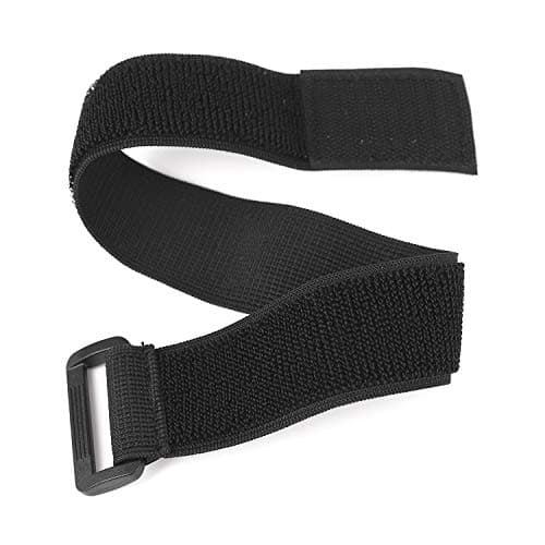 Zeltauto Elastic Cinch Straps with Quick-Adjust Buckles, Multipurpose Hook and Loop Bundling Straps for Outdoor Gear, Camping, Travel Essentials, Bikes, Yoga Mats (1.5"x20", 2-Pack) — view 3