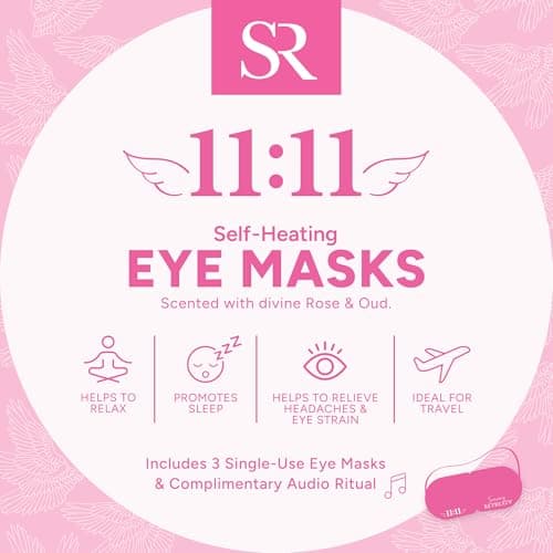 Sensory Retreats 11:11 Self-Heating Eye Mask - Rose & Oud - 3 Pack — view 3