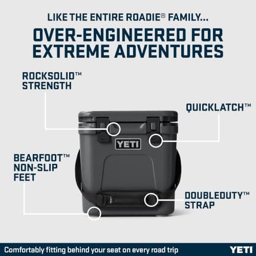 YETI Roadie 24 Cool Box, Charcoal — view 3