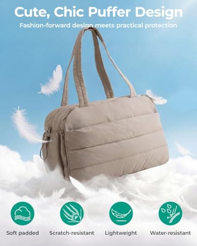 BAGSMART 25L Womens Gym Travel Bag, Shoe Compartment, Cabin Bag for Easyjet — view 6