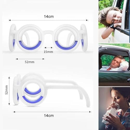 POFET Adult Anti-Motion Sickness Smart Glasses,Ultra-Light Portable Nausea Relief Liquid Glasses,Car sickness Airsickness Seasickness Glasses,Travel/Cruise Essentials. — view 4