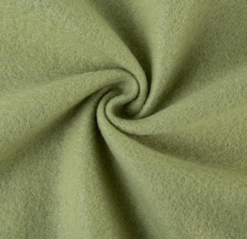 Adore Home Soft Warm Polar Fleece Blanket Large - Cosy Throw for Sofa, Bed, Travel, Car and Camping, 120x150cm, Green — view 3