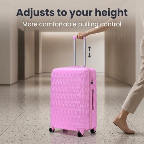 CMY Suitcase 24 Inch Medium Hard Shell Lightweight ABS Checked-in Luggage — view 5