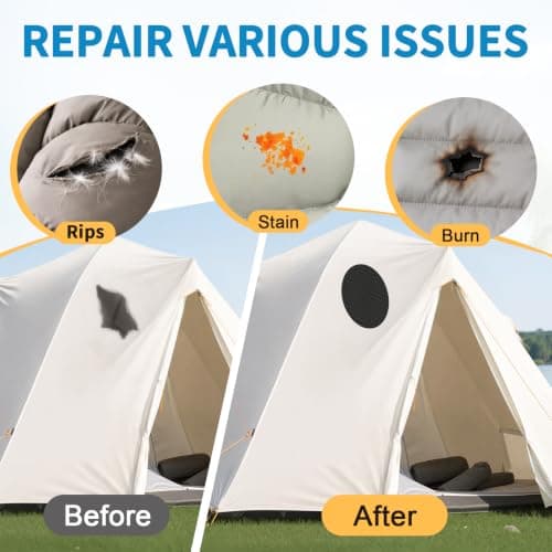 Skystuff 10x160cm Nylon Repair Patches, Waterproof Self-Adhesive for Tent — view 2