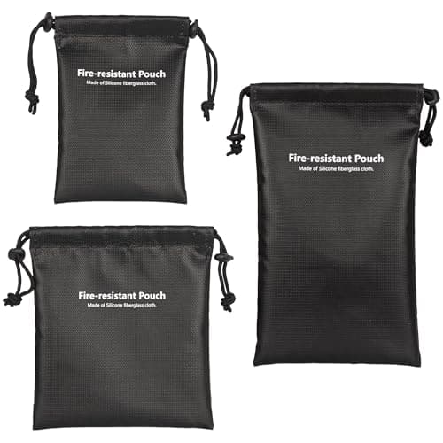 SAFE-TECH Battery Terminal Protection Pouch Set 3 Battery Anti-Shocking Bag