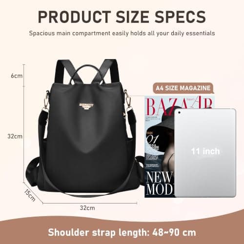 shepretty Backpacks Anti Theft Women Travel Rucksack Shoulder Bag,8888-d. — view 2
