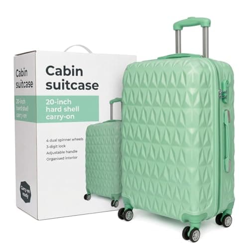 CMY Suitcase 20 Inch Cabin Hard Shell Lightweight ABS Carry-On Luggage — view 3