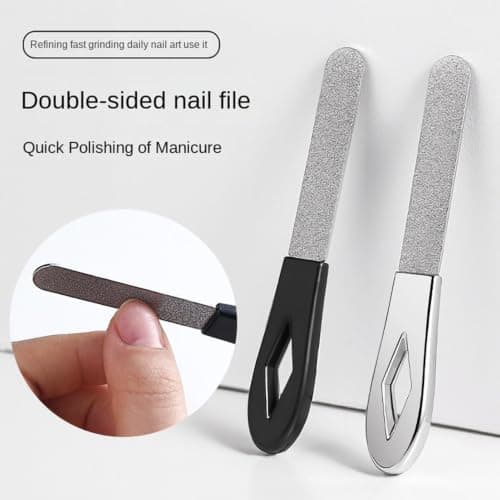 Nail File – Stainless Steel Double Sided Heavy Duty Manicure Tool — view 5