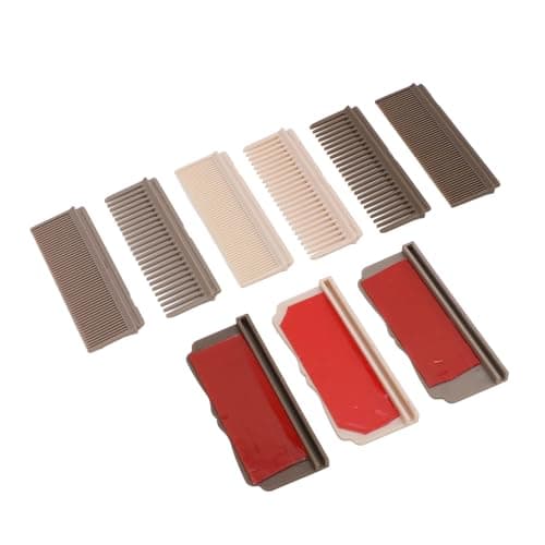 Flat Iron Comb Attachment, Clip On Hair Straightener Comb, Detachable Carbon Fiber Straightening Comb with Dense Teeth for Home Salon Travel Use — view 3