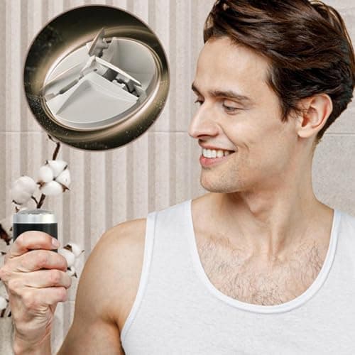 Wet and Dry Mens Razor Face Cleaning Supplies Travel Necessities — view 3