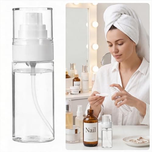 Yuanan 2-Pack Small Spray Bottles 50ml, Fine Mist Refillable Travel Bottles, Empty Mini Atomiser for Toiletries & Skincare — view 6