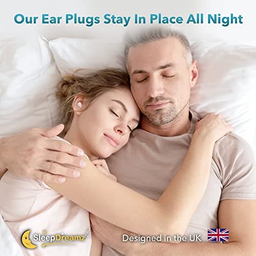 Noise Cancelling Ear Plugs for Sleeping - 10 Pairs, Silicone, White — view 3