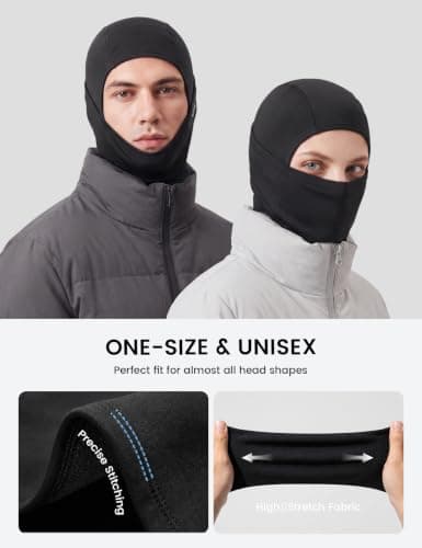 Lamicall Balaclava Windproof Ski Mask - Thermal Face Mask for Men Women — view 6