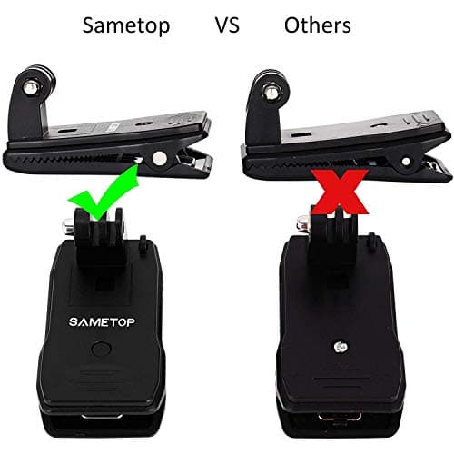 Sametop Backpack Strap Hat Clip Mount Compatible with GoPro — view 6