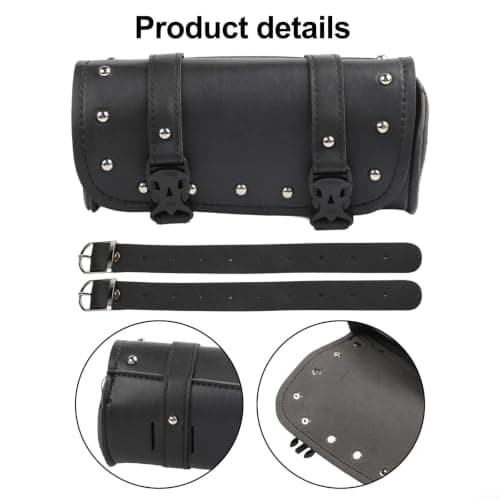 Waterproof Motorbike Side Bag for Touring Travel(Black) — view 5