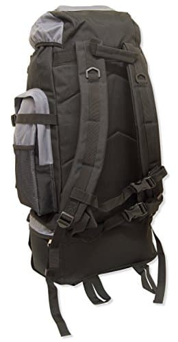 Andes Black/Grey Ramada 120L Extra Large Hiking Camping Backpack/Rucksack Luggage Bag — view 2
