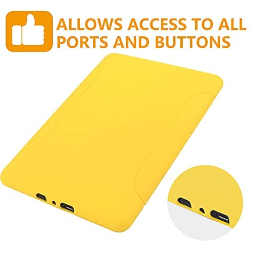Case for All-New Kindle Paperwhite (11th Generation, 2021 Release) - Slim Fit TPU Gel Protective Cover Case for All-New Kindle Paperwhite E-Reader 6.8" (Yellow) — view 4