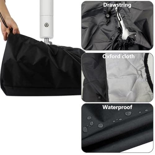 SEABABOO Projector Cover 35 x 35 x 22 cm Projector Dust Protection Oxford Fabric Projectors Cover for Ceiling Home and Outdoor Theatre Projectors — view 3