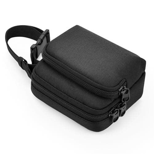 CaSZLUTION Protective Case for TP-Link Ultra-Portable Wi-Fi 6 AX1500 / AX3000 Travel Router (TL-WR1502X / TL-WR3002X), Fabric Portable WiFi Storage Pouch with Cable & Adapter Pocket (Case Only)